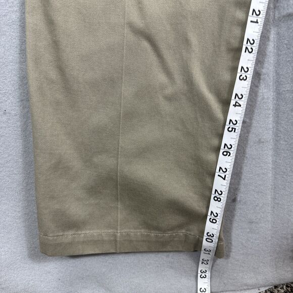 Savane Mens Straight Fit Flat front Khaki Dress Pants 36x32 - Picture 6 of 10